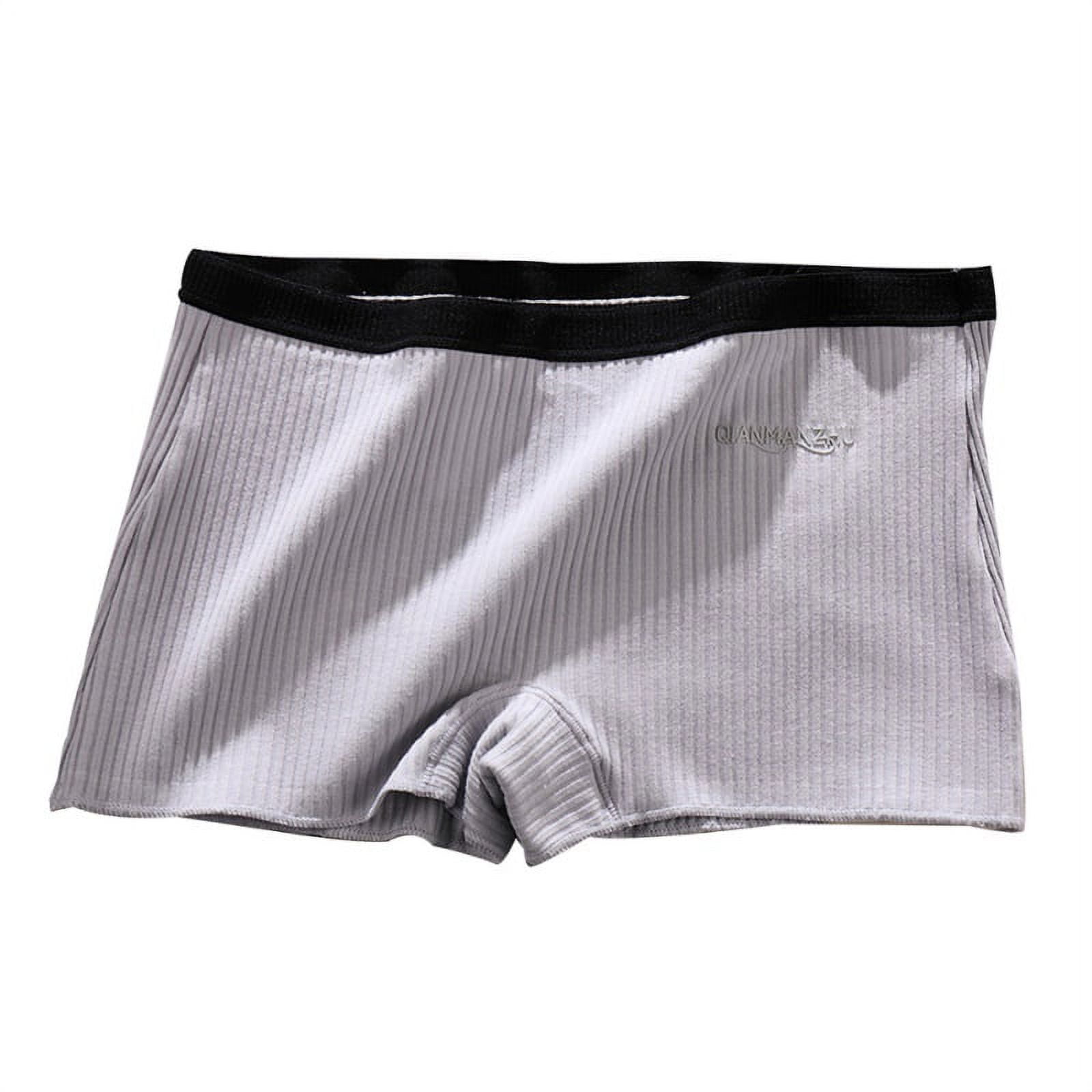 HUPOM Women'S Cotton Underwear Girls Panties Briefs Activewear Hook & Loop  Banded Waist Pink XL 