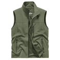 thumbnail image 1 of Feipeng Men's Casual Lightweight Outdoor Fishing Work Safari Travel Photo Cargo Vest Jacket Multi Pockets, 1 of 6