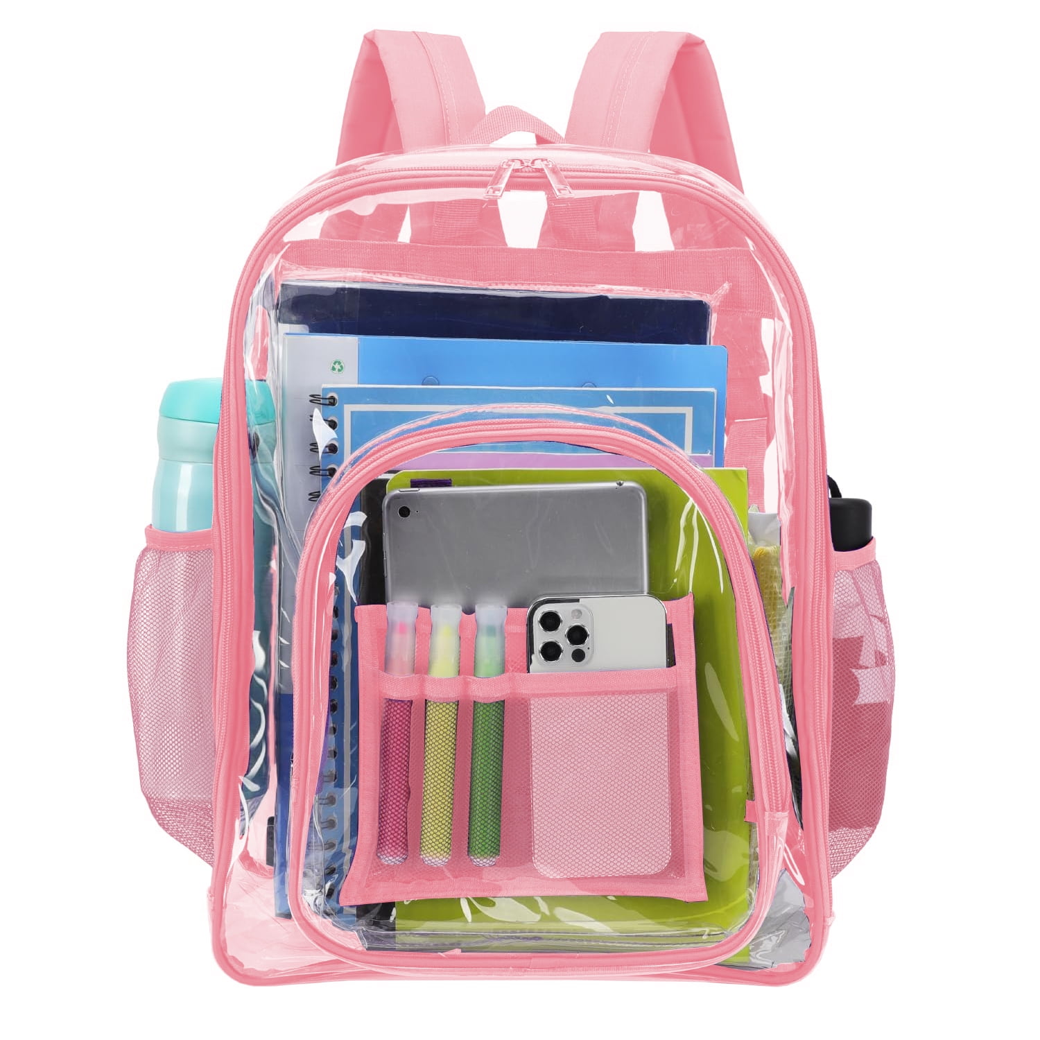 Feiquan Large Clear Backpack, Heavy Duty PVC Transparent Backpack