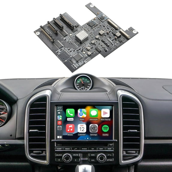 Wireless Apple Carplay Module Box For Porsche Panamera Cayenne Macan Cayman Boxster 911 718 PCM 3.1 Android Auto Airplay