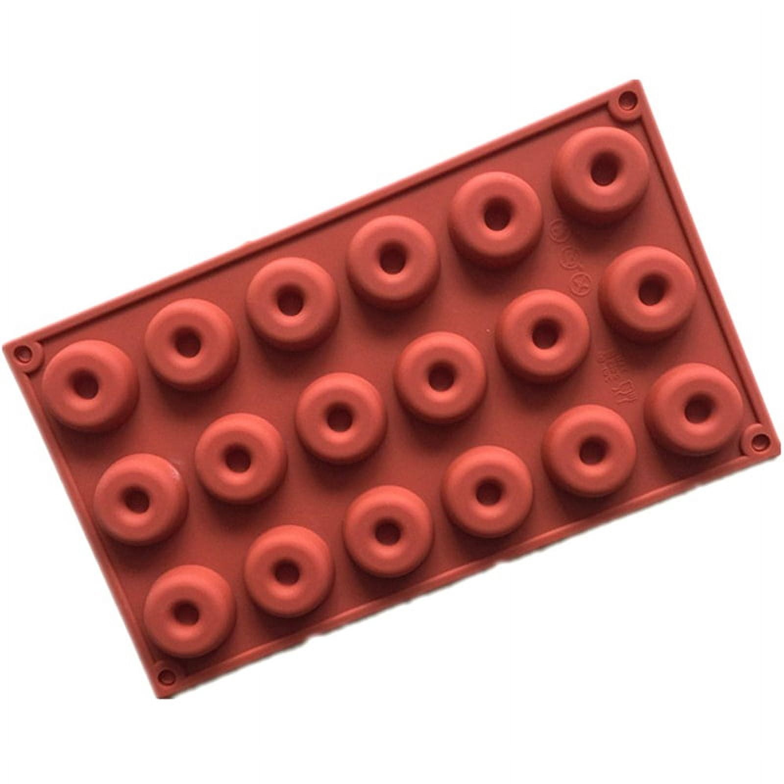 3D 18-Cavity Silicone Mini Donut Mold