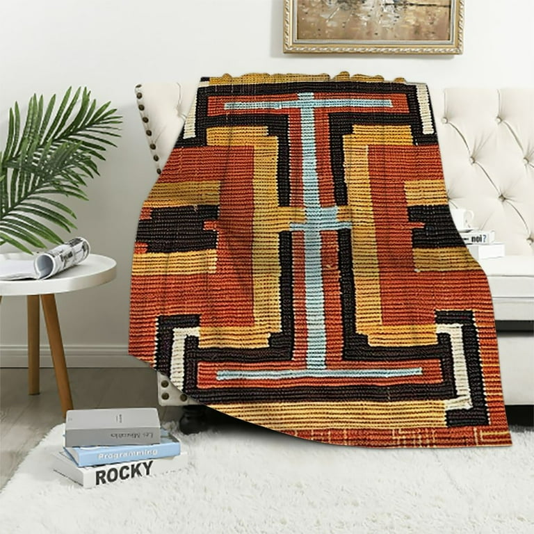 Aztec woven blanket 2025