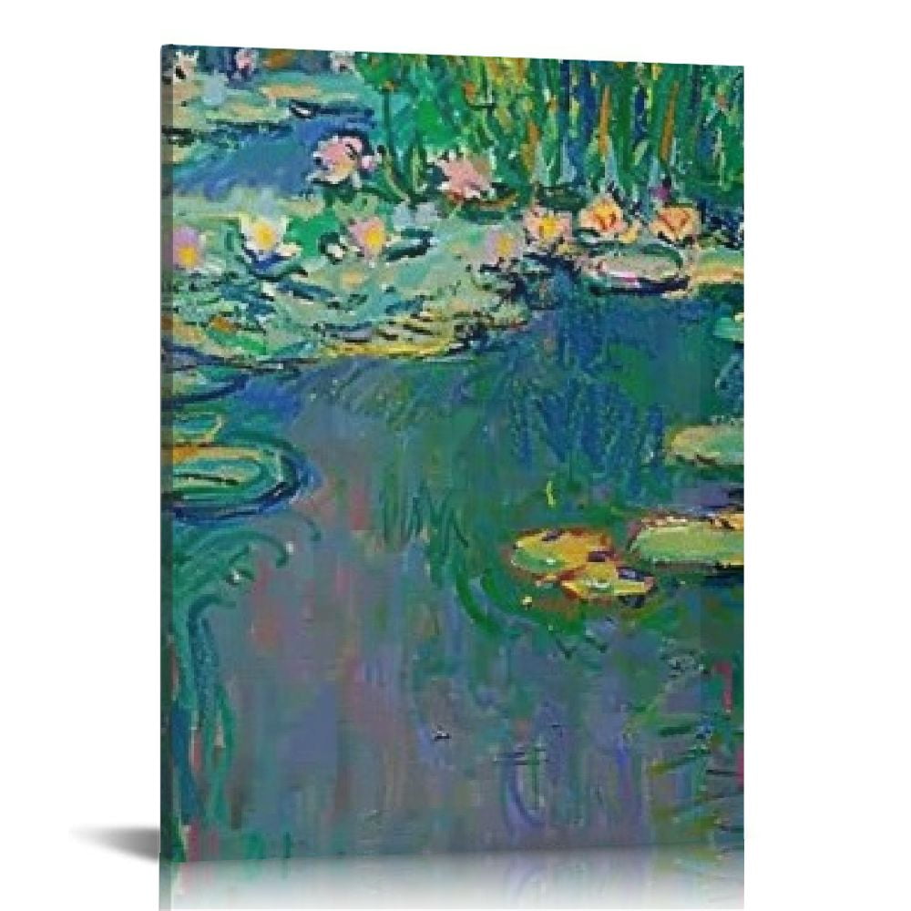 Feiri Monet Water Lillies lily Black Cat Decor Poster Vintage Famous ...