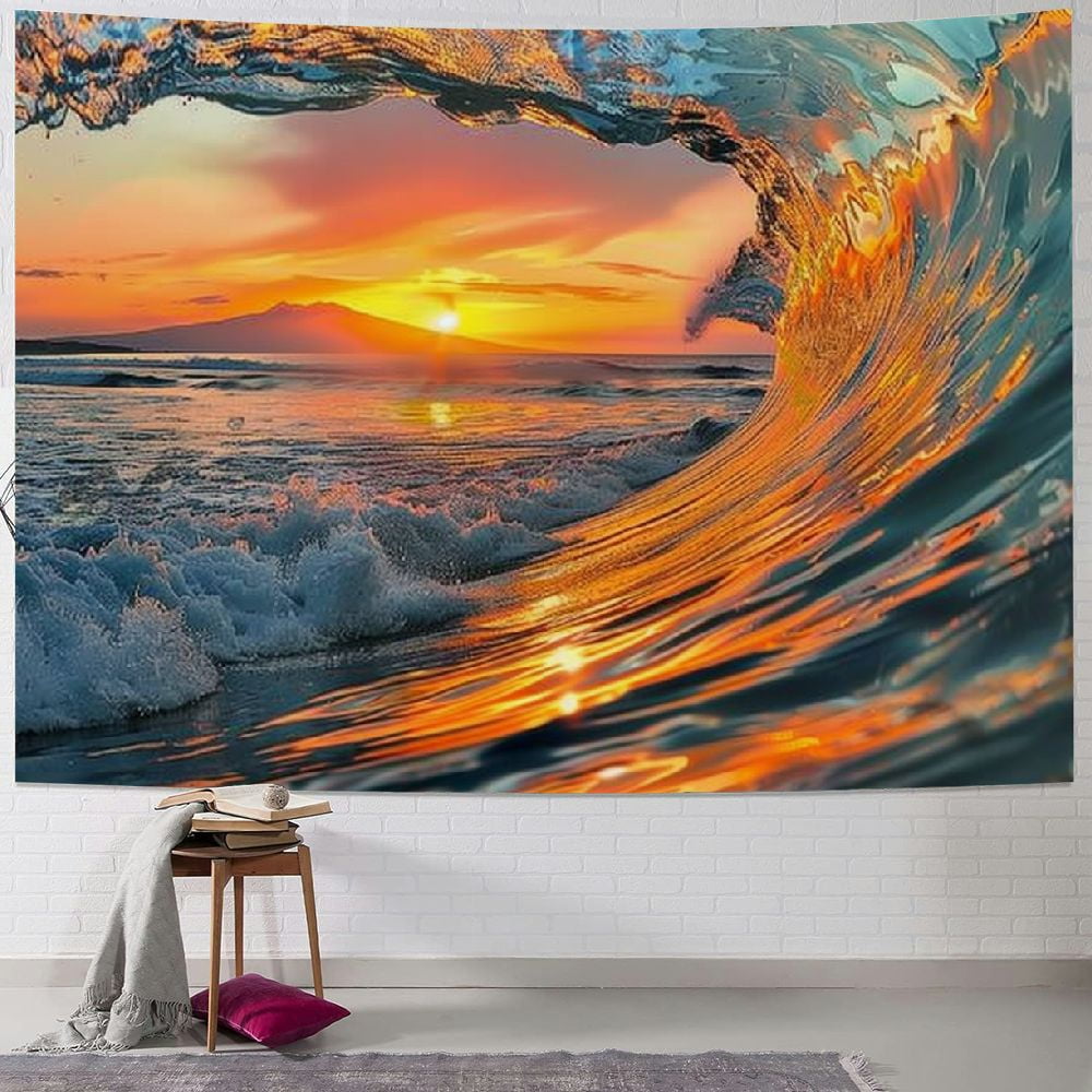 Blue wave tapestry hotsell