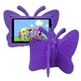 thumbnail image 1 of Feishell for Amazon Fire HD10/HD10 Plus (11th Generation) Kids Friendly Case,3D Cute Butterfly Adjustable Wings Light Weight EVA Foam Kickstand Shockproof Child Proof Protective Case,Purple, 1 of 5