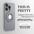 thumbnail image 1 of Feishell for Apple iPhone 14 Pro Case with Hidden Foldable Kickstand,Compatible with Magsafe Charging,Shockproof Magnetic Car Mount All-inclusive Lens Film Protection Slim Phone Case,Gray, 1 of 9