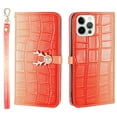 thumbnail image 1 of Feishell for Apple iPhone 14 Pro Max Wallet Case with Wrist Strap,Fashion Gradient PU Leather Deer Magnetic Buckle Folio Flip Stand Credit Card Holder Shockproof Protective Phone Cover,Red, 1 of 7