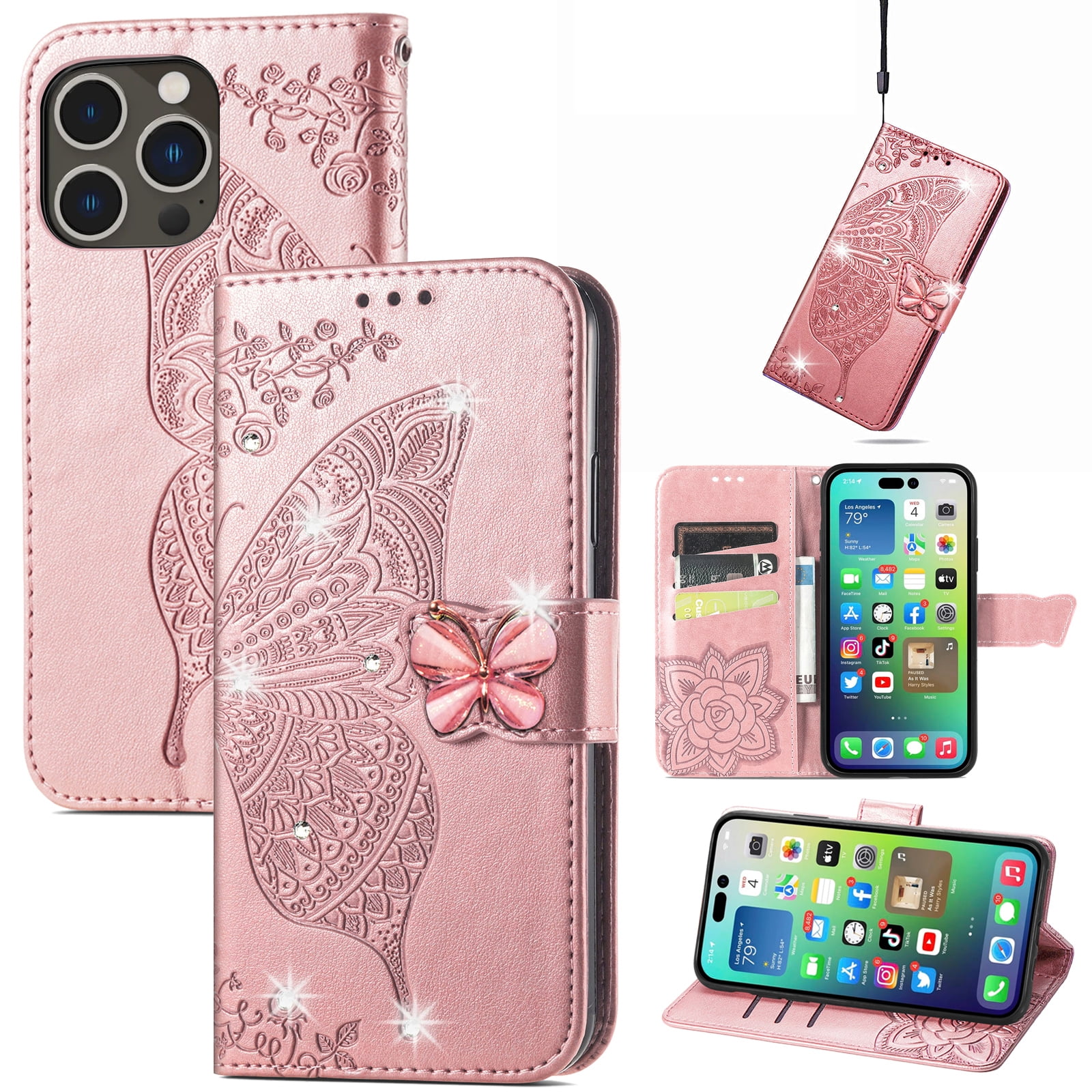 ALMOND HENDRIX FLIP CASE FOR IPHONE 15 PRO MAX - FOR IPHONE 15 PRO