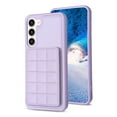 thumbnail image 1 of Feishell Back Wallet Case for Samsung Galaxy S21 (6.2 inch),Fashion PU Leather Magnetic Button Flip Card Holder Slots Back Protective Kickstand Shockproof Phone Cover for Women Men,Purple, 1 of 7