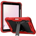 thumbnail image 1 of Feishell Case for Apple iPad 10th Generation 10.9 inch (2022),Three Layer Protection Shockproof Hybrid Armor Heavy Duty Rugged Kickstand Protective Cover with Built-in Pencil Holder,Red, 1 of 8