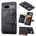thumbnail image 1 of Feishell Case Compatible with Google Pixel 7 Pro Case with Card Holder Wallet Case for Women Men PU Leather Kickstand Back Case Magnetic Closure Shockproof Case For Google Pixel 7 Pro,Black, 1 of 7