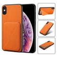 thumbnail image 1 of Feishell Case Compatible with iPhone X, iPhone XS, Wallet Case Credit Card Holder ID Slot Hidden Pocket Vertical and horizontal Kickstand Back Magnetic Shockproof Cover For iPhone X / XS, Orange, 1 of 10