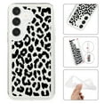 thumbnail image 1 of Feishell Case For Samsung A15 Cute Leopard Print Pattern Soft TPU Rubber Bumper Shockproof Anti-Scratch Slim Phone Cover Support Wireless Charging For Samsung Galaxy A15, Leopard, 1 of 8