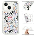 thumbnail image 1 of Feishell Case For iPhone 11 Cute Leopard Print Pattern Soft TPU Rubber Bumper Shockproof Anti-Scratch Slim Phone Cover Support Wireless Charging For iPhone 11, Music, 1 of 8