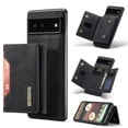 thumbnail image 1 of Feishell Case for Google Pixel 5A 5G,Premium PU Leather Magnetic Detachable 2-In-1 Card Pocket Back Flip ID Credit Card Slots Kickstand Shockproof Business Slim Phone Case,Black, 1 of 11