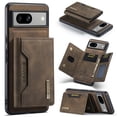 thumbnail image 1 of Feishell Case for Google Pixel 7a,Premium PU Leather Magnetic Detachable 2-In-1 Card Pocket Back Flip ID Credit Card Slots Kickstand Shockproof Business Slim Phone Case,Coffee, 1 of 10