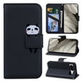 thumbnail image 1 of Feishell Case for Google Pixel 8A, Cute Cartoon Animal Patterned Magnetic Buckle Folio Credit Card Slots Shockproof PU Leather Flip Kickstand Anti-Scratch Wallet Phone Case,Black, 1 of 10
