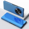 thumbnail image 1 of Feishell Case for OnePlus Open (7.82 inch) Stylish Smart View Window Mirror Case Plating PC Folio Flip Stand Phone Cover PU Leather Anti-Scratch Ultra Slim Protective Case,Blue, 1 of 11