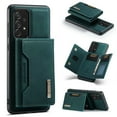thumbnail image 1 of Feishell Case for Samsung Galaxy A13 4G,Premium PU Leather Magnetic Detachable 2-In-1 Card Pocket Back Flip ID Credit Card Slots Kickstand Shockproof Business Slim Phone Case,Green, 1 of 9