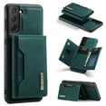 thumbnail image 1 of Feishell Case for Samsung Galaxy S22+ 5G,Premium PU Leather Magnetic Detachable 2-In-1 Card Pocket Back Flip ID Credit Card Slots Kickstand Shockproof Business Slim Phone Case,Green, 1 of 9