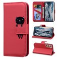 thumbnail image 1 of Feishell Case for Samsung Galaxy S23 (6.1 inch),Cartoon Animal Magnetic Buckle Folio Credit Card Slots Shockproof PU Leather Flip Kickstand Anti-Scratch Wallet Phone Case,Red, 1 of 10