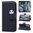 thumbnail image 1 of Feishell Case for Samsung Galaxy S23 (6.1 inch),Cartoon Animal Magnetic Buckle Folio Credit Card Slots Shockproof PU Leather Flip Kickstand Anti-Scratch Wallet Phone Case,Black, 1 of 10