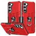 thumbnail image 1 of Feishell Case for Samsung Galaxy S23 Plus (6.6 inch),Shockproof Anti-Fingerprint Hybrid Armor Cover with 360° Rotation Finger Ring Holder Kickstand Magnetic Car Mount Rugged Protective Phone Case,Red, 1 of 10