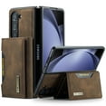 thumbnail image 1 of Feishell Case for Samsung Galaxy Z Fold 6 5G,Premium PU Leather Magnetic Detachable 2-In-1 Card Pocket Back Flip ID Credit Card Slots Kickstand Shockproof Business Slim Phone Case,Coffee, 1 of 11