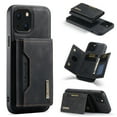 thumbnail image 1 of Feishell Case for iPhone 13,Premium PU Leather Magnetic Detachable 2-In-1 Card Pocket Back Flip ID Credit Card Slots Kickstand Shockproof Business Slim Phone Case,Black, 1 of 9