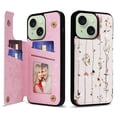 thumbnail image 1 of Feishell Case for iPhone 14 Plus Floral Pattern Wallet Case for Women Girls with Card Holder & Kickstand, PU Leather Shockproof Flip Cover with RFID Blocking Magnetic Clasp Phone Case - Dried Flower, 1 of 7