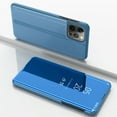 thumbnail image 1 of Feishell Case for iPhone 14 Pro Max (6.7 inch) Stylish Smart View Window Mirror Case Plating PC Folio Flip Stand Phone Cover PU Leather Anti-Scratch Ultra Slim Protective Case,Skyblue, 1 of 8