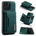 thumbnail image 1 of Feishell Case for iPhone 14 Pro Max,Premium PU Leather Magnetic Detachable 2-In-1 Card Pocket Back Flip ID Credit Card Slots Kickstand Shockproof Business Slim Phone Case,Green, 1 of 10