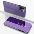 thumbnail image 1 of Feishell Case for iPhone 16 Pro Stylish Smart Clear View Window Mirror Case Plating PC Folio Flip Kickstand Phone Cover PU Leather Anti-Scratch Ultra Slim Protective Case,Purple, 1 of 8