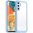 thumbnail image 1 of Feishell Clear Case for Samsung Galaxy A14 5G 6.6 inch,Shockproof Hybrid Soft TPU Bumper Anti-Scratch Hard Acrylic Back Transparent Slim Phone Case Cover,Blue, 1 of 8