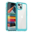 thumbnail image 1 of Feishell Clear Case for iPhone 14 6.1 inch,Shockproof Hybrid Soft TPU Bumper Anti-Scratch Hard Acrylic Back Transparent Slim Phone Case Cover for iPhone 14,Skyblue, 1 of 8