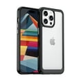 thumbnail image 1 of Feishell Clear Case for iPhone 16,Shockproof Hybrid Soft TPU Bumper Acrylic Non Yellowing Anti-Scratch Hard Acrylic Back Transparent Slim Phone Case Cover for iPhone 16,Black, 1 of 8