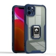 thumbnail image 1 of Feishell Clear Cover for iPhone 11 Pro Max,with Ring Holder,Drop Protection Built-in Metal Plate Support Magnetic Car Mount Soft TPU Bumper Frame Transprent Premium Acrylic Phone Case,Navyblue, 1 of 10