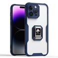 thumbnail image 1 of Feishell Clear Cover for iPhone 13 Pro Max,with Ring Holder,Drop Protection Built-in Metal Plate Support Magnetic Car Mount Soft TPU Bumper Frame Transprent Premium Acrylic Slim Phone Case,Blue, 1 of 11