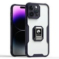 thumbnail image 1 of Feishell Clear Cover for iPhone 14 Pro,with Ring Holder,Drop Protection Built-in Metal Plate Support Magnetic Car Mount Soft TPU Bumper Frame Transprent Premium Acrylic Slim Phone Case,Purple, 1 of 10