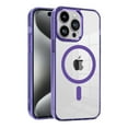 thumbnail image 1 of Feishell Clear Magnetic Case for iPhone 12 Pro Max, Compatible with MagSafe Charging, Drop Protection Shockproof Slim Thin Anti-yellowing Transparent Anti-Scratch Phone Case,Purple, 1 of 9