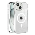 thumbnail image 1 of Feishell Clear Magnetic Case for iPhone 15 Plus, Compatible with MagSafe Charging, Drop Protection Shockproof Slim Thin Anti-yellowing Transparent Anti-Scratch Phone Case,White, 1 of 8
