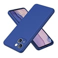 thumbnail image 1 of Feishell Compatible with Apple iPhone 14 Liquid Silicone Case with Microfiber Cloth Lining Cushion Shockproof Lightweight Ultra Thin Soft Flexible Rubber Anti-Scratch Phone Case,Darkblue, 1 of 6