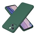 thumbnail image 1 of Feishell Compatible with Apple iPhone 14 Liquid Silicone Case with Microfiber Cloth Lining Cushion Shockproof Lightweight Ultra Thin Soft Flexible Rubber Anti-Scratch Phone Case,Darkgreen, 1 of 6