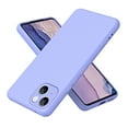 thumbnail image 1 of Feishell Compatible with Apple iPhone 14 Liquid Silicone Case with Microfiber Cloth Lining Cushion Shockproof Lightweight Ultra Thin Soft Flexible Rubber Anti-Scratch Phone Case,Purple, 1 of 6