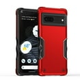 thumbnail image 1 of Feishell Compatible with Google Pixel 7 Case, Heavy Duty Shockproof Drop Protective Dustproof Full Body Rugged 3-Layer Military Tough Durable Cover for Google Pixel 7, Red, 1 of 7