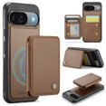 thumbnail image 1 of Feishell Compatible with Magsafe Google Pixel 9 / 9 Pro Wallet Case, Luxury Leather Detachable Credit Card Holder Slot Magnetic Pocket [RFID Blocking] Kickstand Phone Case,Brown, 1 of 11