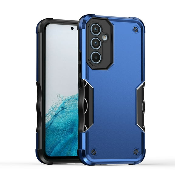 Feishell Compatible with Samsung Galaxy A34 5G Case, Armor Heavy Duty Shockproof Drop Protective Dustproof Full Body Rugged 3-Layer Military Tough Durable Cover for Samsung Galaxy A34 5G,
Blue