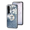 thumbnail image 1 of Feishell Compatible with Samsung Galaxy S23 Plus 6.6 inch Flower Pattern Case with Diamond Ring Holder Support Magnetic Car Mount,Shockproof Luxury Glossy Glass Slim Phone Case for Women Girls,E, 1 of 9