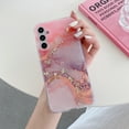 thumbnail image 1 of Feishell Compatible with Samsung Galaxy S25 Slim Marble Pattern Phone Case,Stylish Cute Pattern Shockproof Lightweight TPU Bumper PC Back Slim Protective Case for Girls Women, E, 1 of 8
