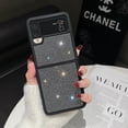thumbnail image 1 of Feishell Compatible with Samsung Galaxy Z Flip5 Glitter Bling Case Luxury Cute Sparkle Glitter Shiny Rhinestone Diamond Case for Women Girls Shockproof Slim Protective Phone Case,Black, 1 of 1